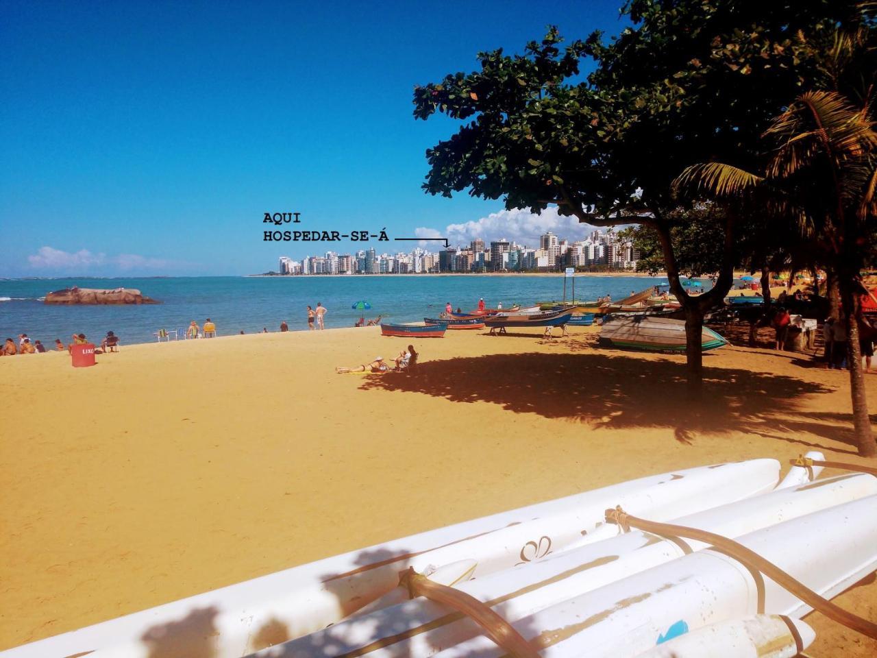 Flat Pasargada 712, Free Bikes, Pe Na Praia 维拉维尔哈 外观 照片